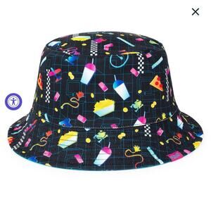 NWT RSVLTS 80s 90s Retro Pack Mall Madness Reversible Bucket Hat